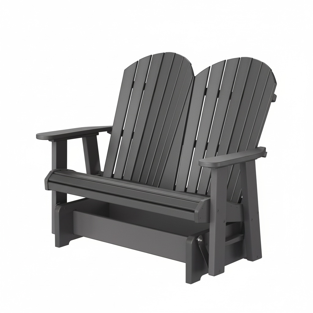 fanback double glider – dove grey product image