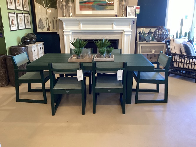 edge dining set – green/dupioni sea mist product image