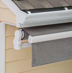 MOUNT THE AWNING TO THE SOFFIT